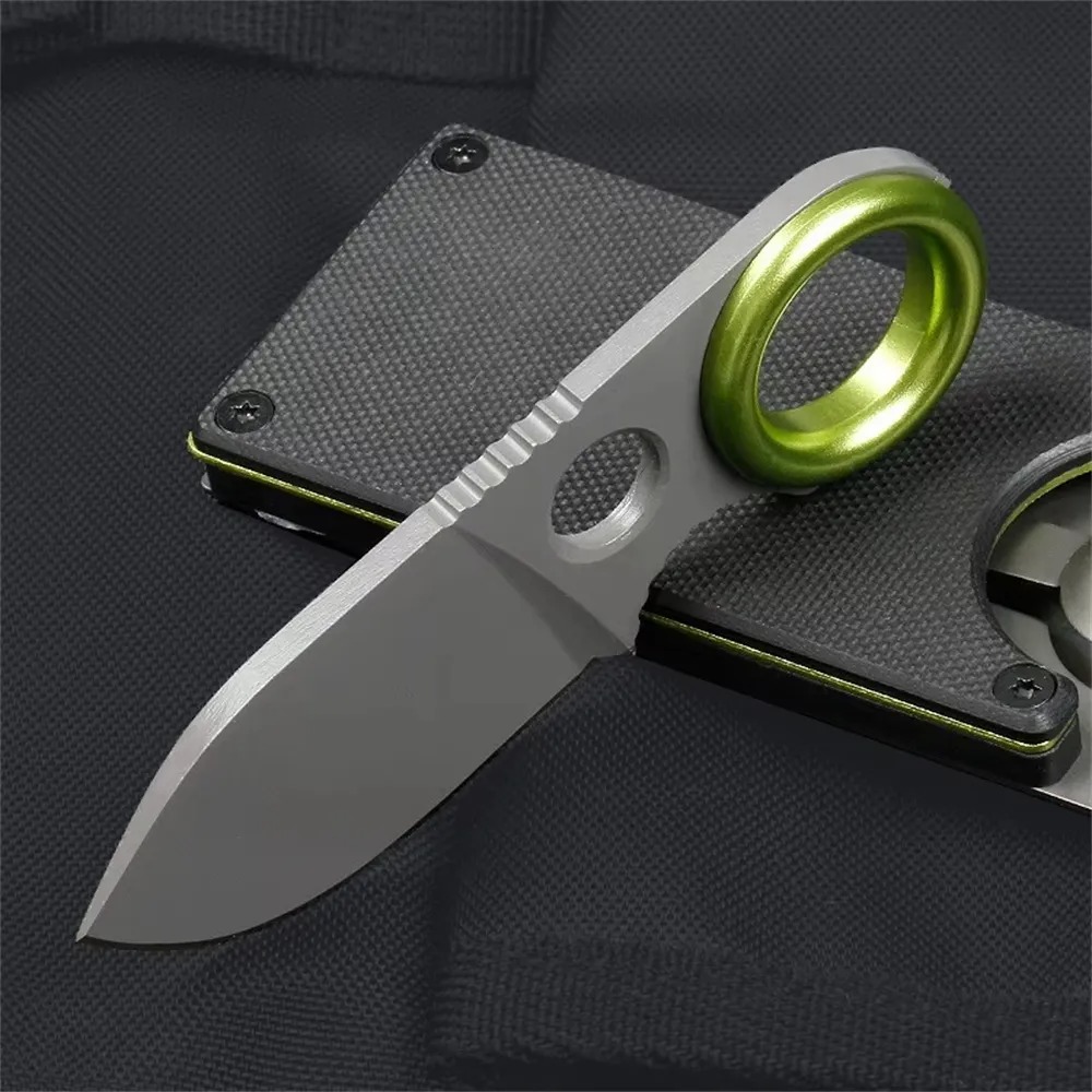 Mini Ring Fixed Blade Knife St - Edc Carry Fixed Blade Knife ulasan dan harga