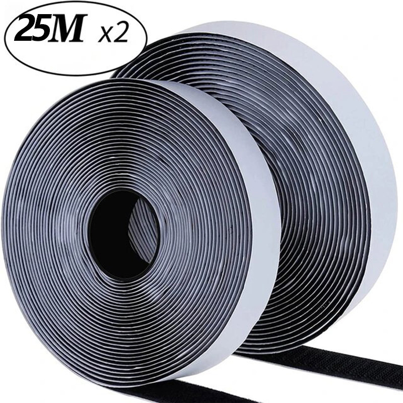 Self Adhesive Hook and Loop Ta - Gear Tie Reusable ulasan dan harga