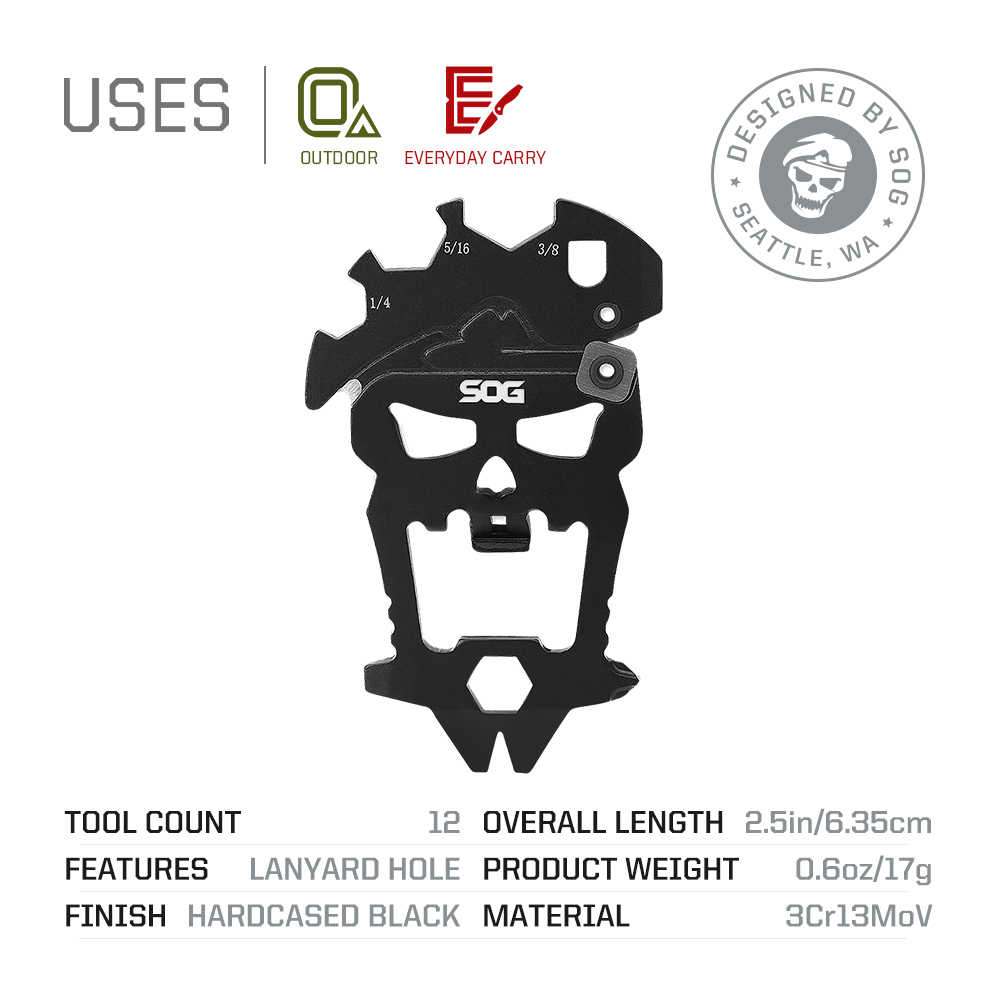 SOG 12 in 1 Multitool MacV Sma - Micro Screwdriver Kit ulasan dan harga