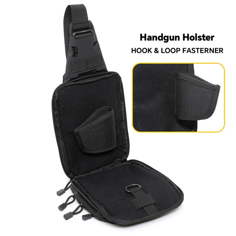 Tactical Sling Bag Concealed C - Edc Carry Pistols ulasan dan harga