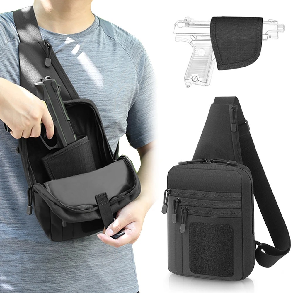 Tactical Pistol Gun Bag Concea - Edc Carry Pistols ulasan dan harga