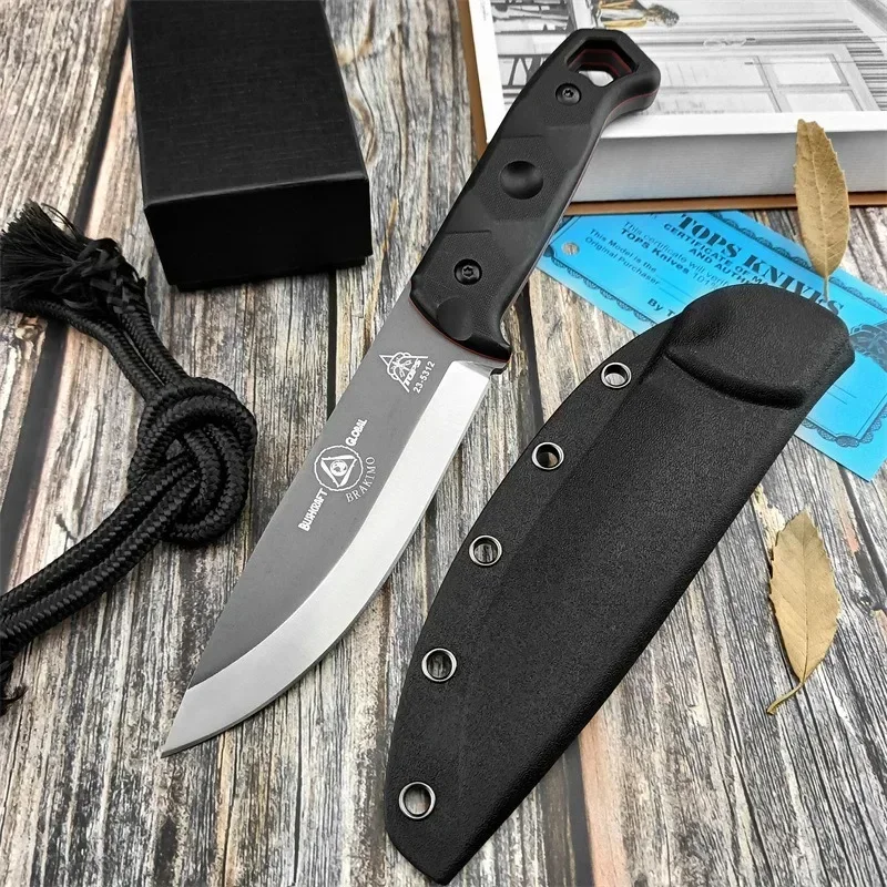Portable D2 Steel Fixed Blade  - Edc Carry Fixed Blade Knife ulasan dan harga