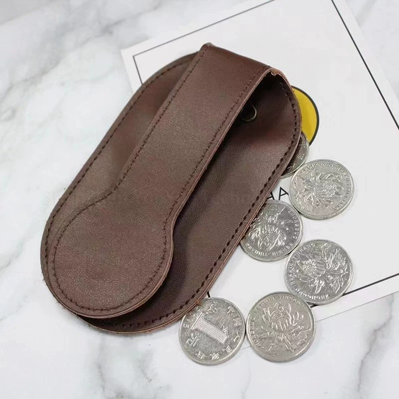 Women Foldable EDC Coin Purse  - Leather Edc. Carry Pouch ulasan dan harga