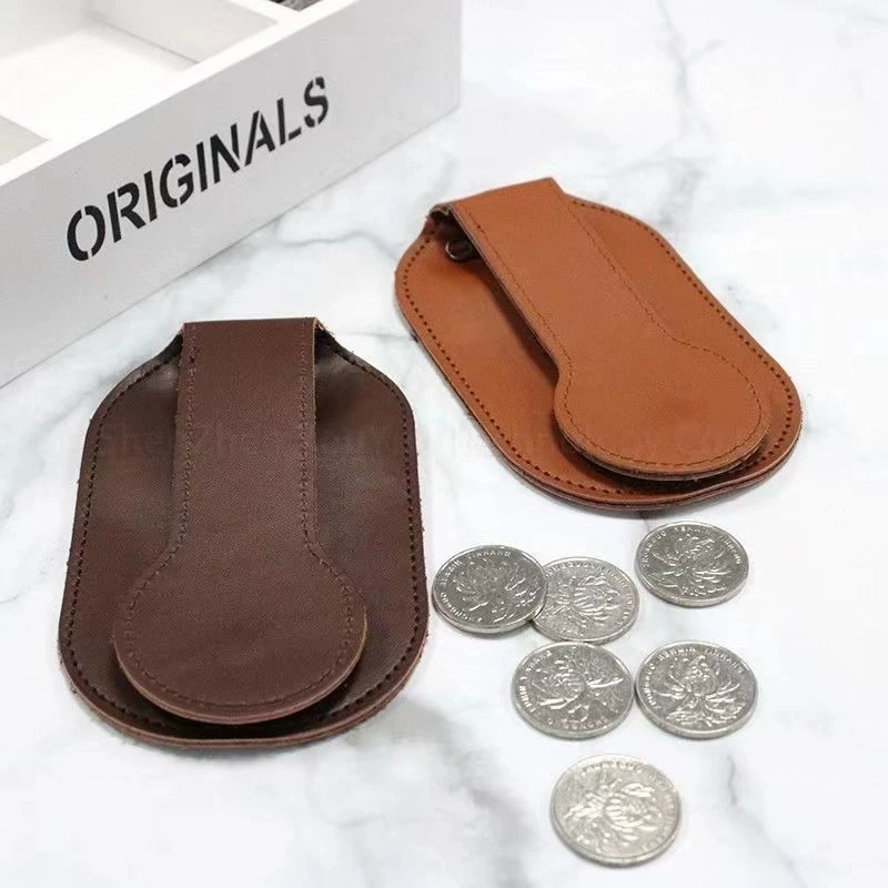 Women Foldable EDC Coin Purse  - Leather Edc. Carry Pouch ulasan dan harga