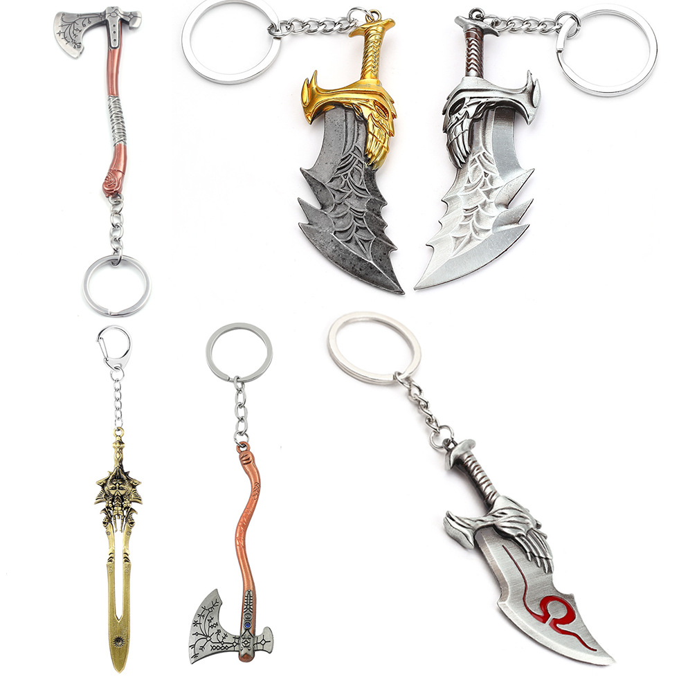God of War 4 Kratos Sword Keyc - Carabiner Keychain ulasan dan harga
