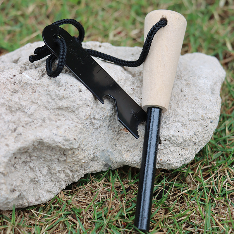 Portable outdoor flint, equipp - Ferro Rod Striker ulasan dan harga