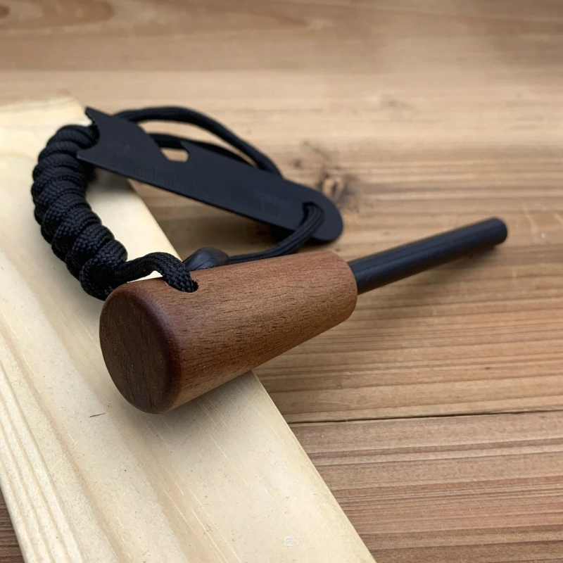 2-in-1 Bushcraft Magnesium Fir - Ferro Rod Striker ulasan dan harga