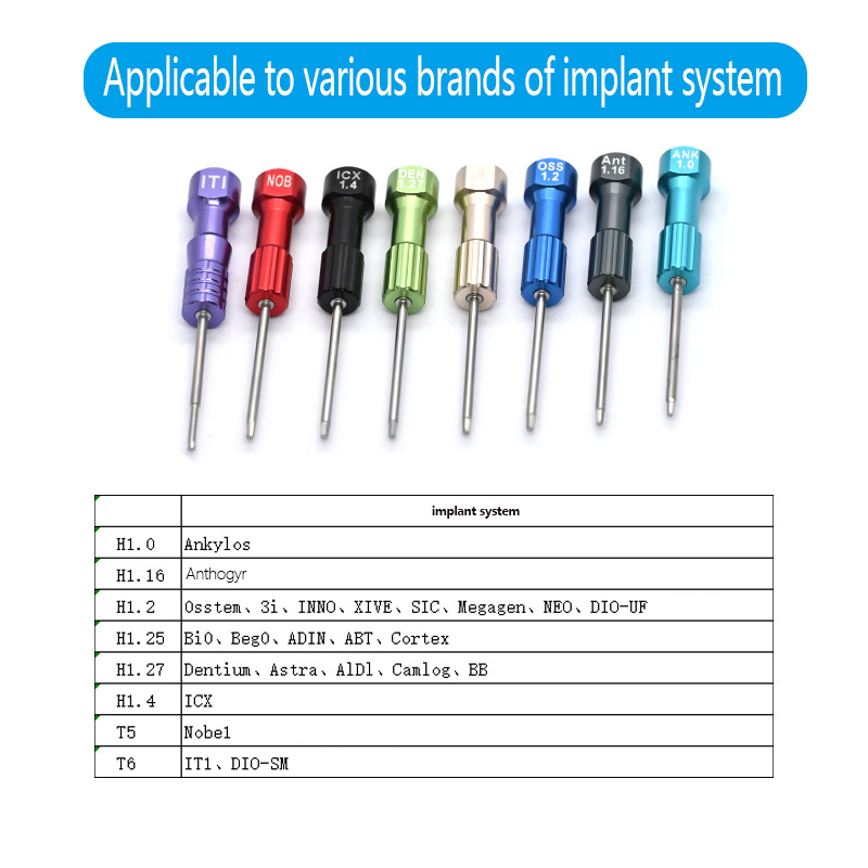 Dental Implant Screwdriver Den - Micro Screwdriver Kit ulasan dan harga