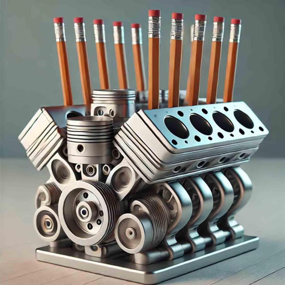 Pen Holder Resin V8 Car Engine - Edc Carry Pen ulasan dan harga
