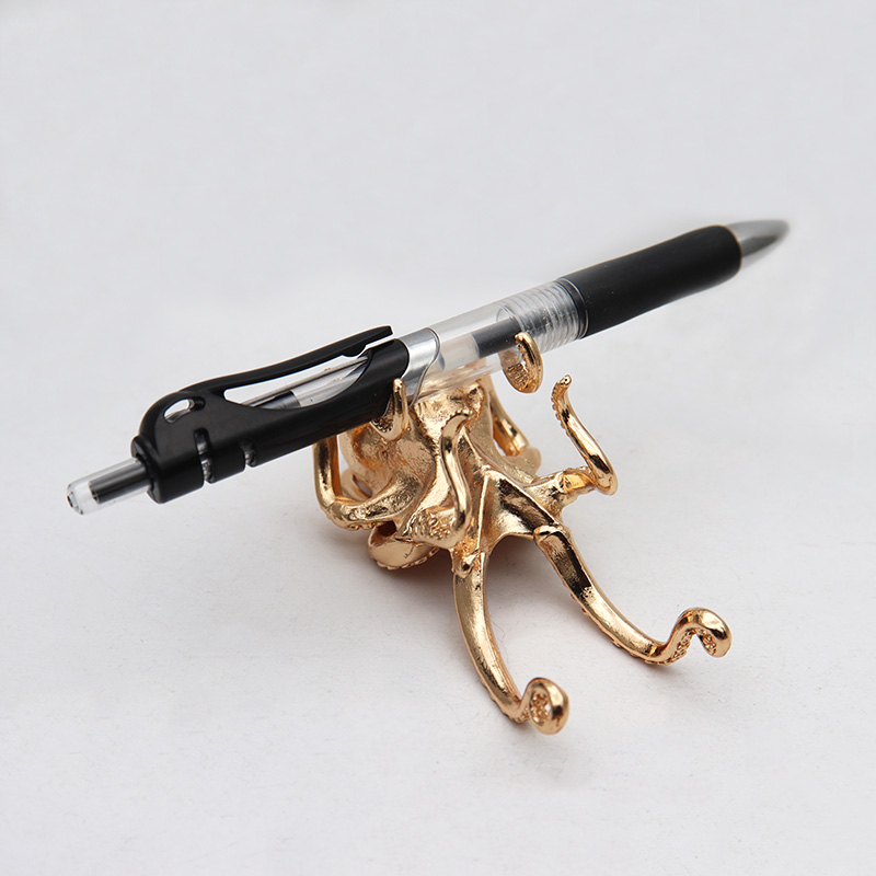 Metal Octopus Cuttlefish Figur - Edc Carry Pen ulasan dan harga