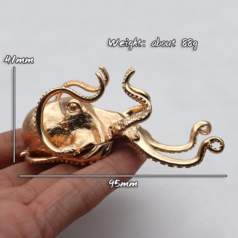 Metal Octopus Cuttlefish Figur - Edc Carry Pen ulasan dan harga