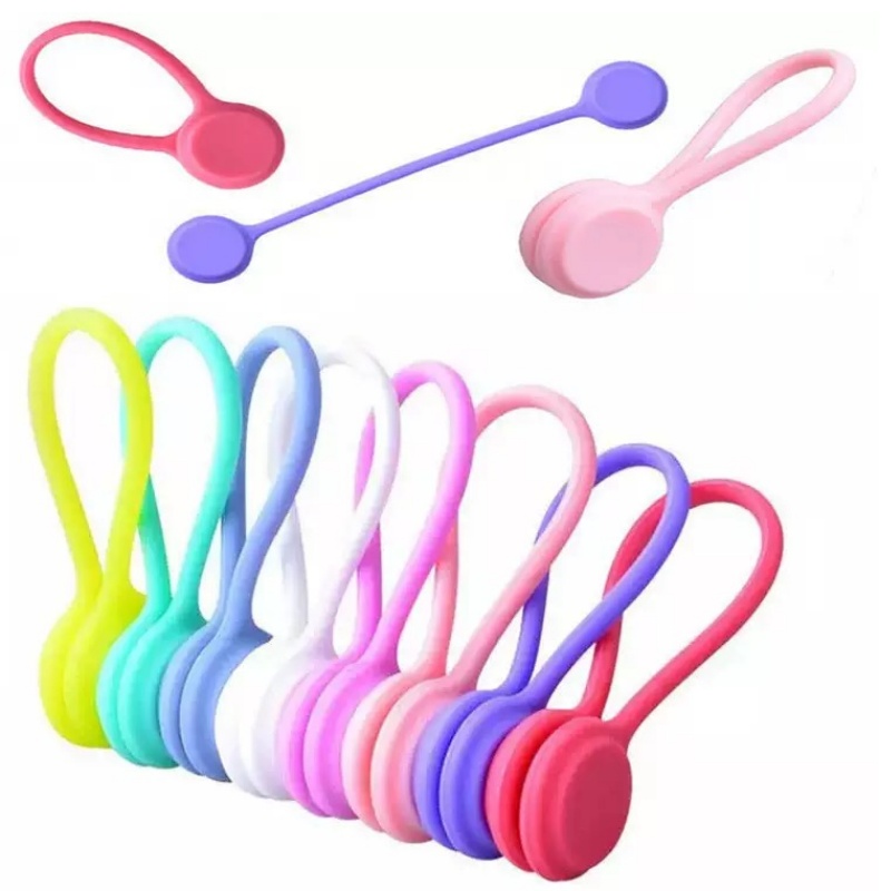 Silicone Magnetic Cable Ties S - Gear Tie Reusable ulasan dan harga