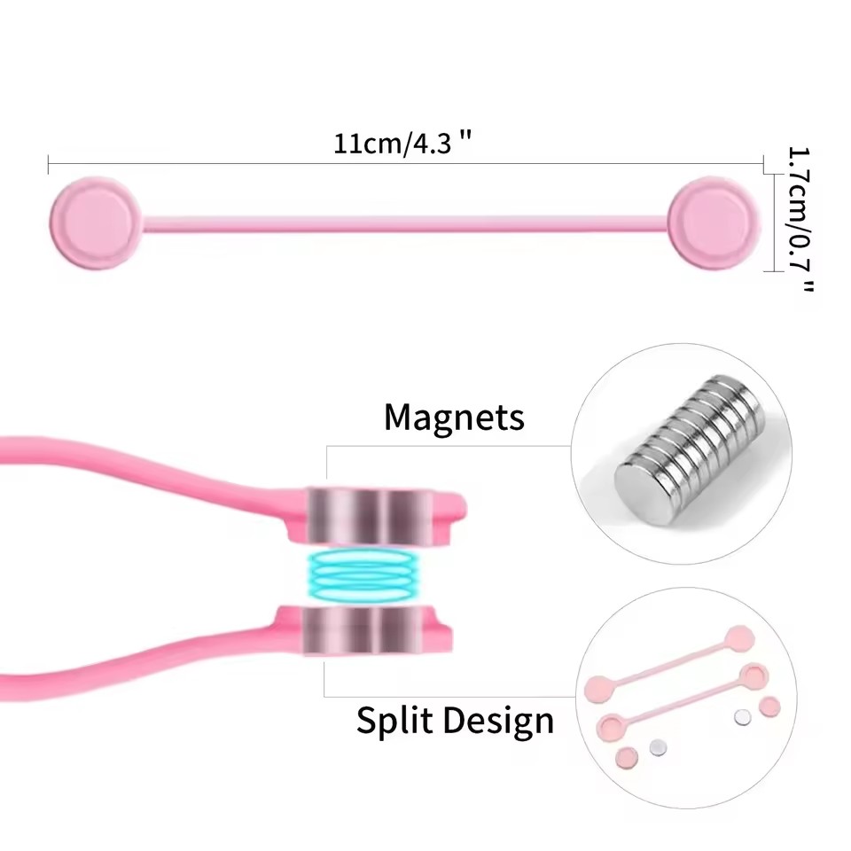 Silicone Magnetic Cable Ties S - Gear Tie Reusable ulasan dan harga