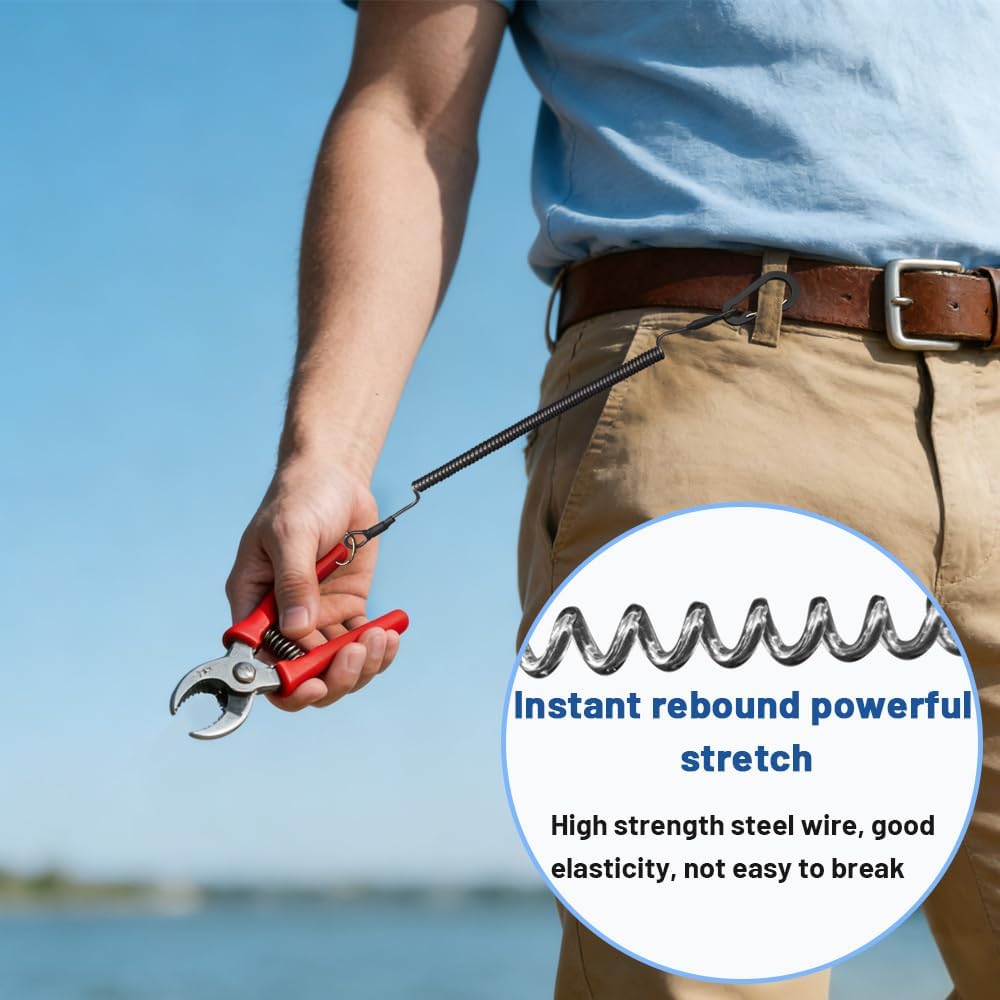 Anti-Lost Flexible Phone Ropes - Carabiner Keychain ulasan dan harga