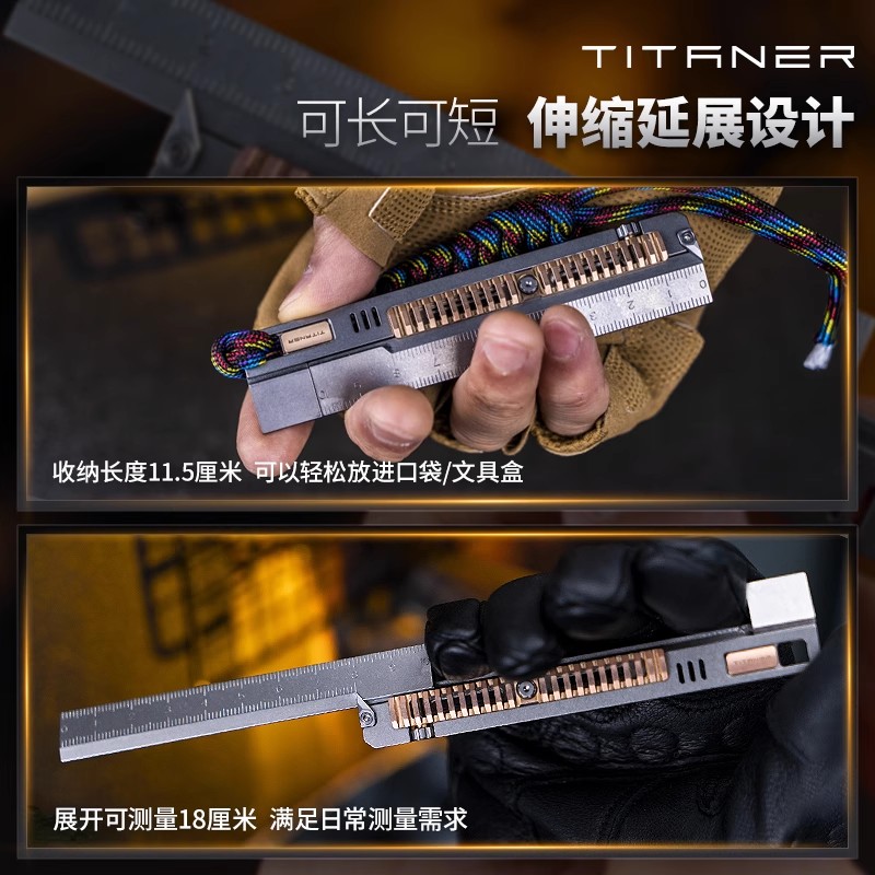 TITANER Stone Wash Titanium Al - Leather Edc. Carry Pouch ulasan dan harga