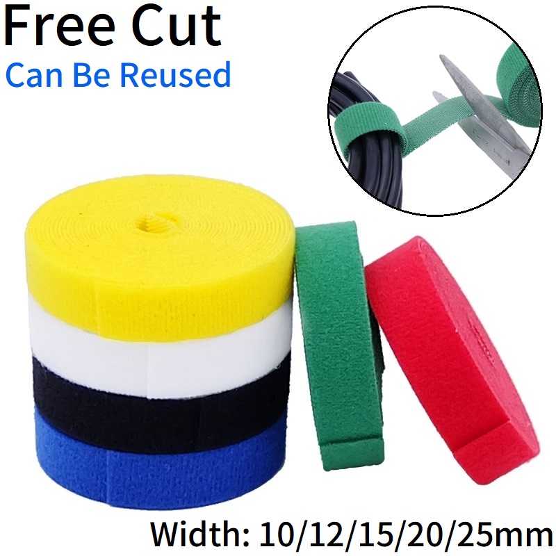 2/10M Cable Ties Reusable Loop - Gear Tie Reusable ulasan dan harga