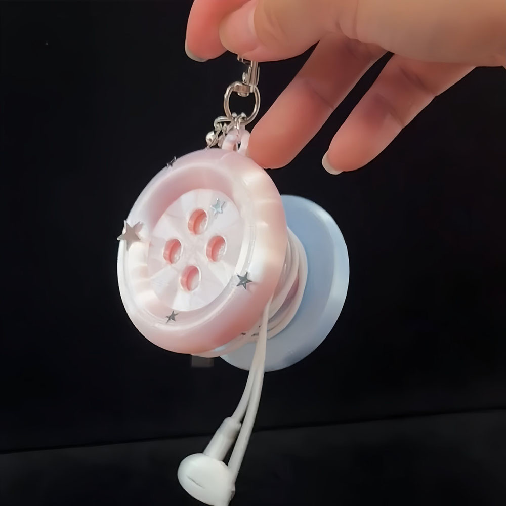 Cute Cable Winder Keychain Ear - Cable Winder Keychain ulasan dan harga