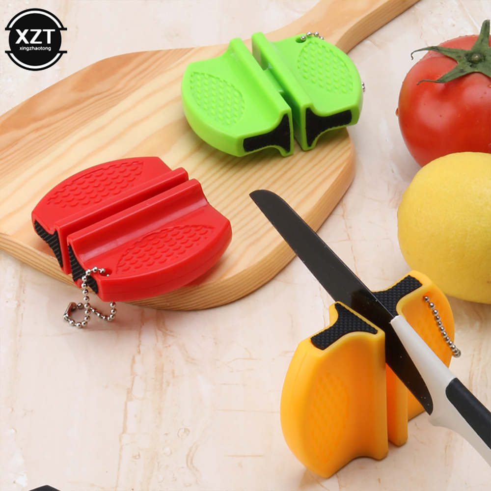 Portable Mini Double Sided Kni - Pocket Knife Ceramic ulasan dan harga
